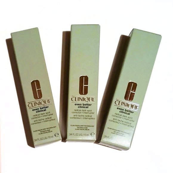 CLINIQUE Even Better Clinical Radical Dark Spot Corrector + Interrupter Lot of 3 - Picture 2 of 5